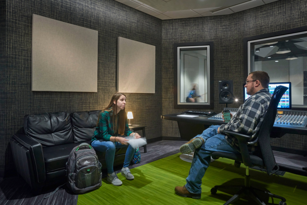 With the addition of this unique space on campus, YCP students are now able to directly experience every aspect of creating, recording, promoting, and performing music.